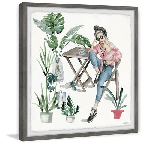 Carbon Loft 'Comfy Sneakers' Framed Painting Print