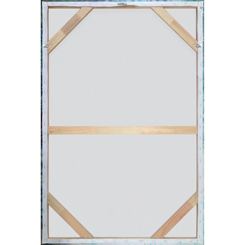 'Wooden Boardwalk' Painting Print on Wrapped Canvas