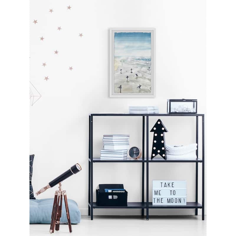 'Catching Waves' Framed Painting Print