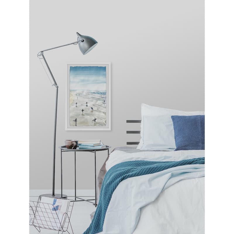 'Catching Waves' Framed Painting Print