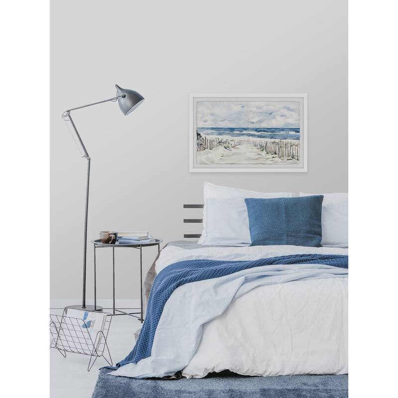 'Coastal Pathway' Framed Painting Print