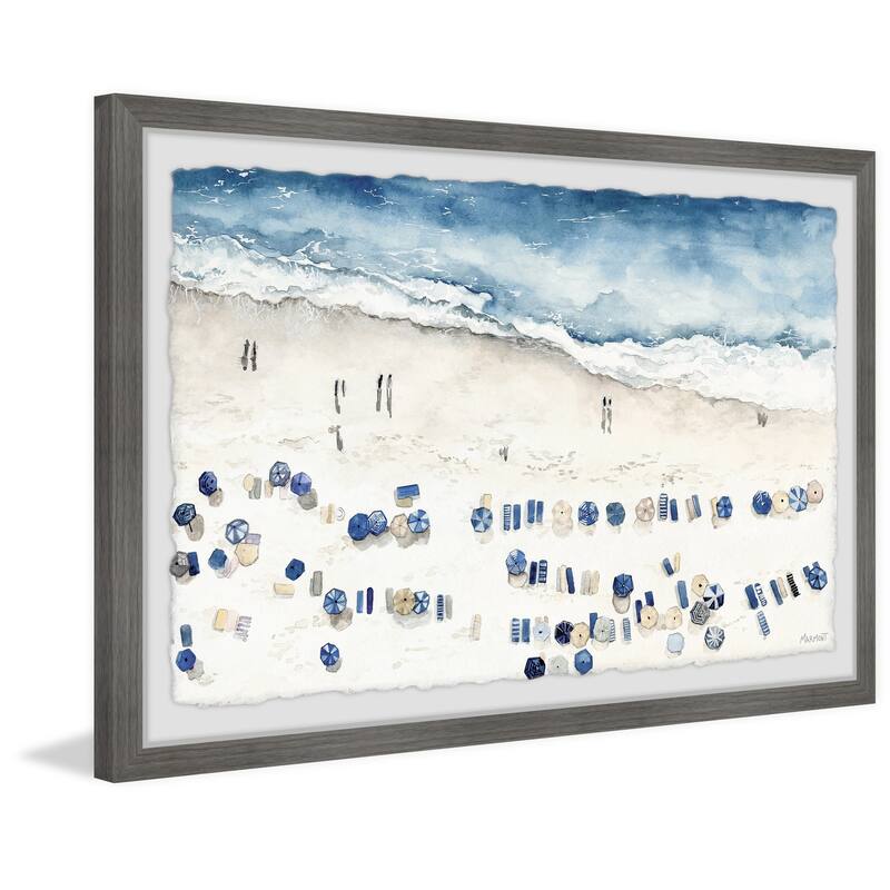 'Beach Paradise' Framed Painting Print