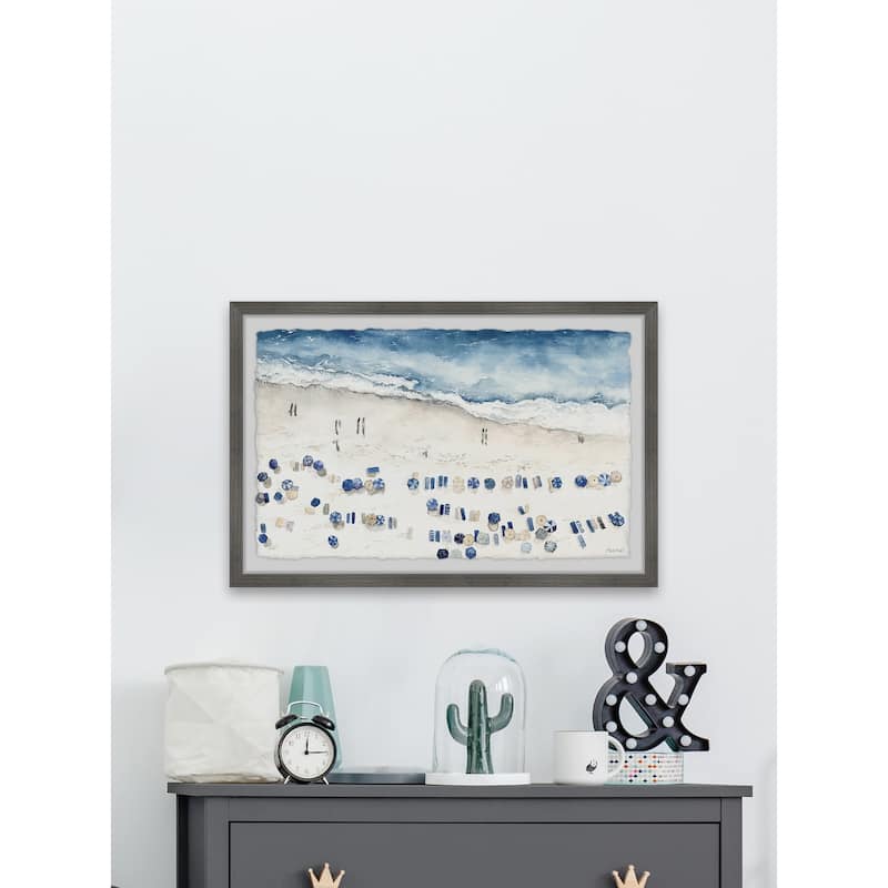 'Beach Paradise' Framed Painting Print