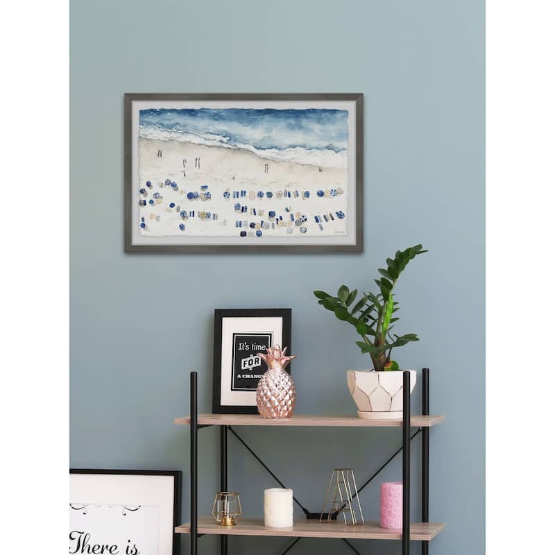 'Beach Paradise' Framed Painting Print