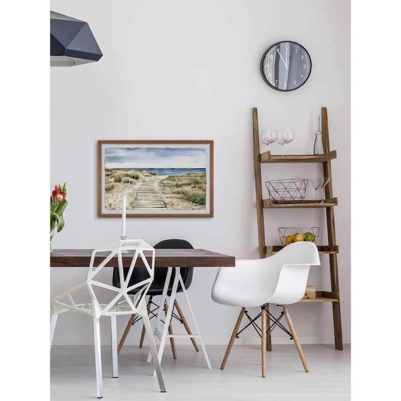 Wooden Path' Framed Painting Print