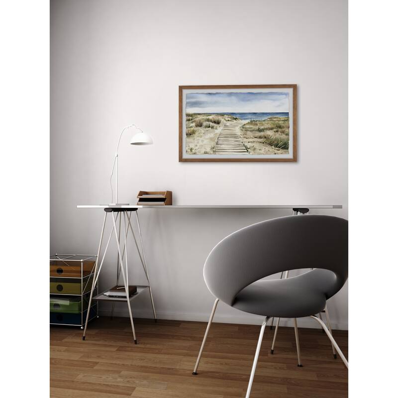 Wooden Path' Framed Painting Print