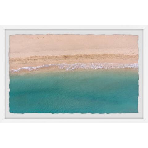 Carson Carrington Alone on the Beach' Framed Painting Print