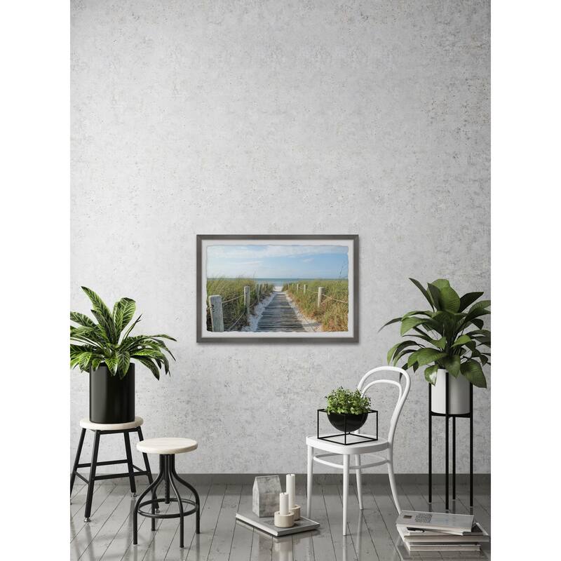 Rope Railings' Framed Painting Print