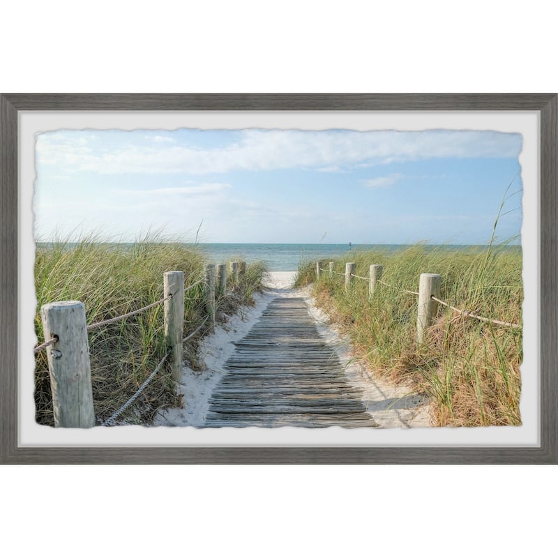 Rope Railings' Framed Painting Print