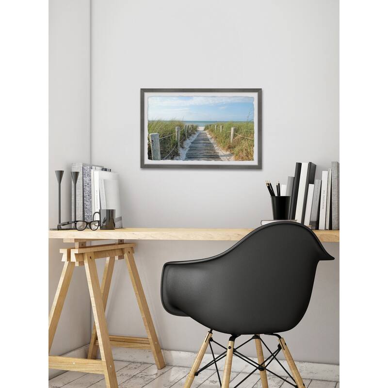 Rope Railings' Framed Painting Print