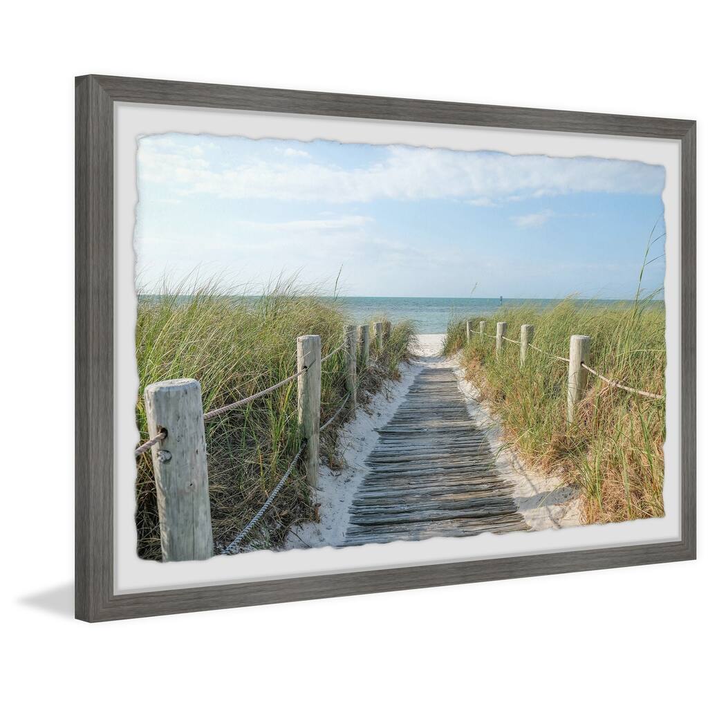 Rope Railings' Framed Painting Print