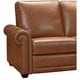 preview thumbnail 6 of 6, Orly Distressed Brown Top Grain Leather Power Reclining Curved Sofa