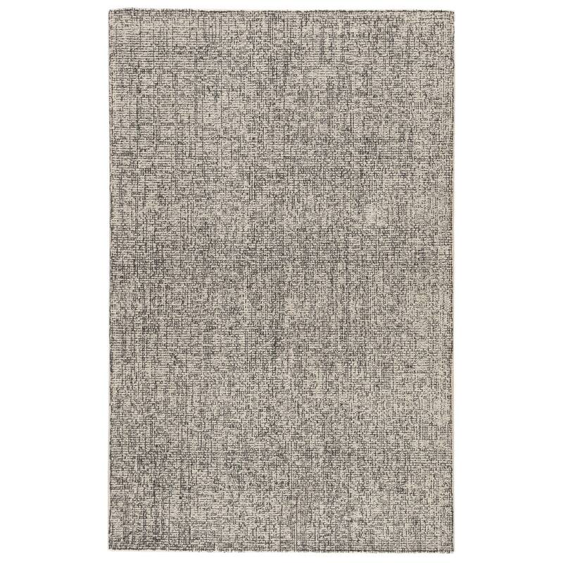 Carson Carrington Tannsele Handmade Solid Cream/ Black Area Rug - 5'X8' - Rectangle