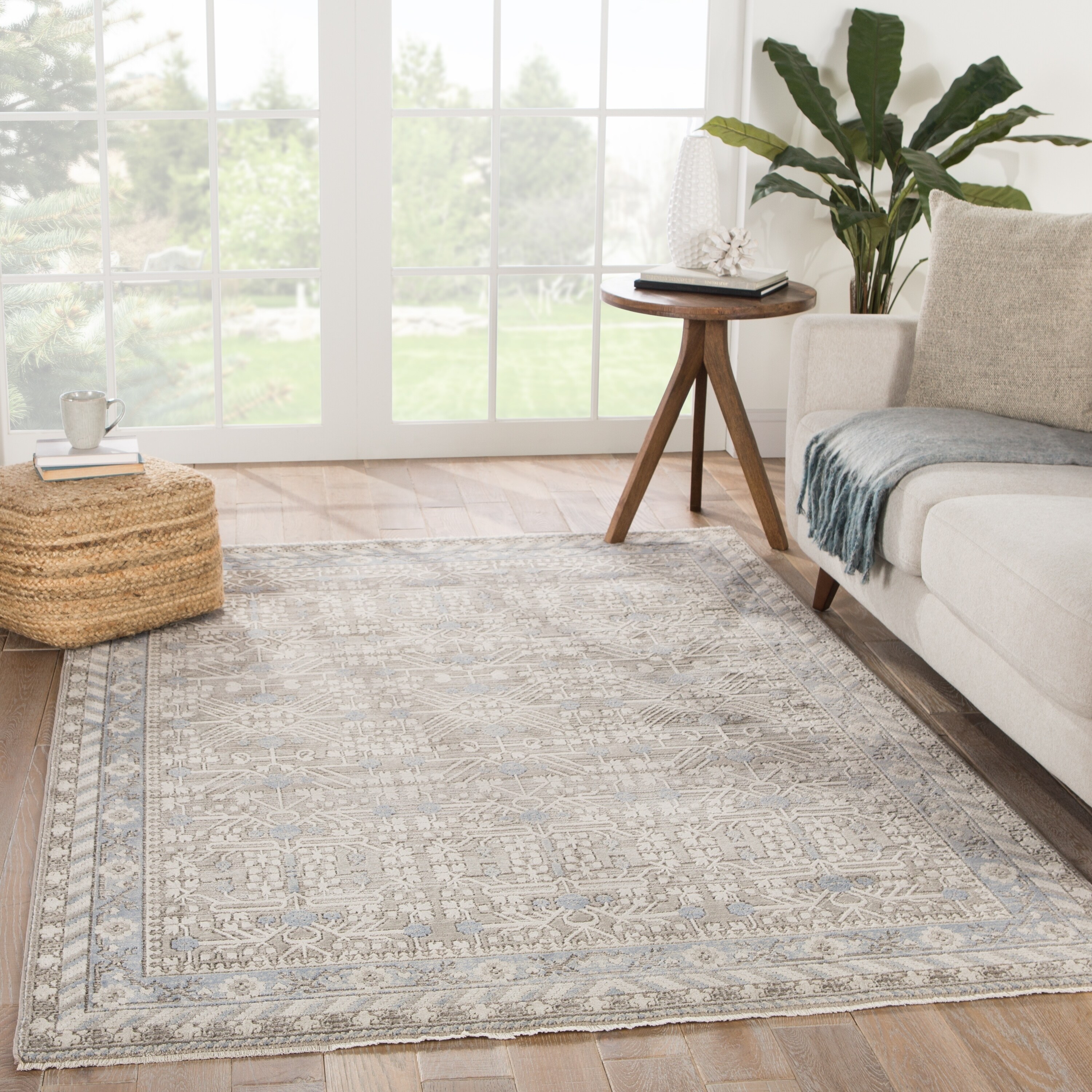 Celyn Oriental Gray Blue Area Rug 30244270 Celyn Oriental Gray Blue Area Rug
