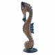 preview thumbnail 5 of 4, Seahorse Wood White Blue 12" 20"