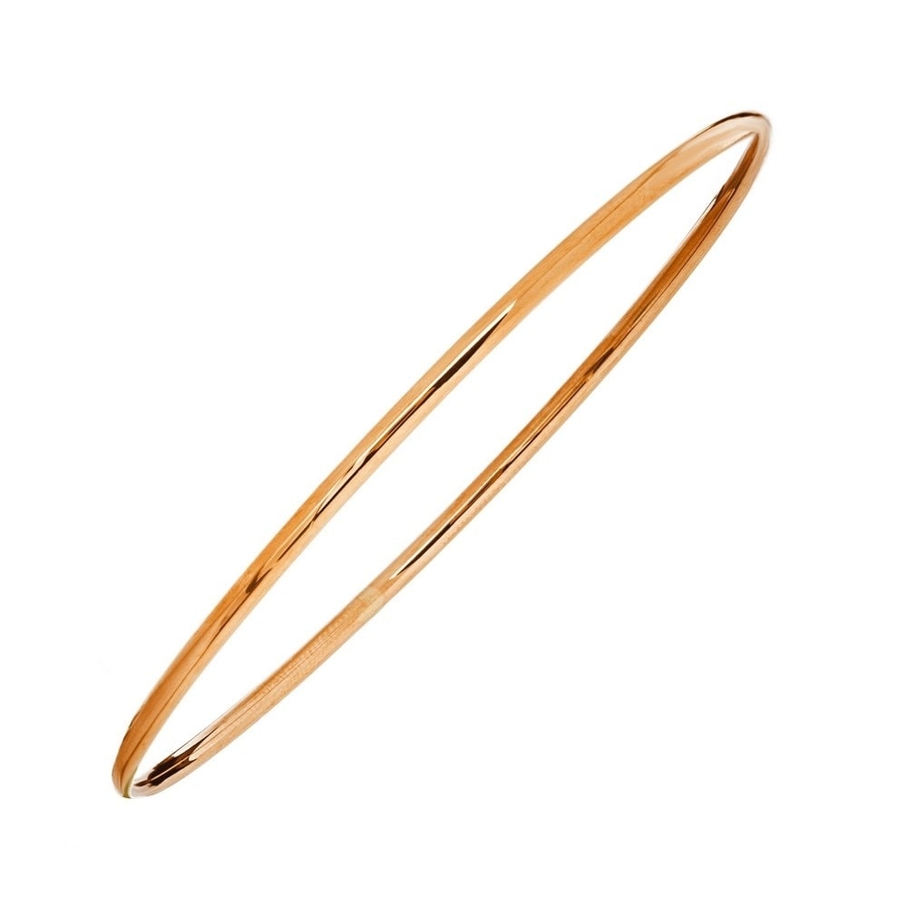 plain round gold bangle
