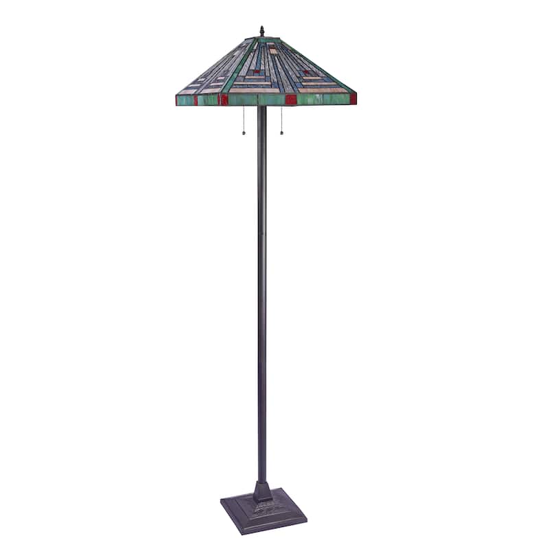 Tiffany Mission Design 2-light Floor Lamp
