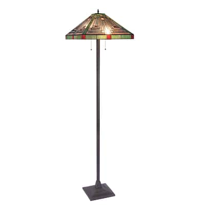 Tiffany Mission Design 2-light Floor Lamp