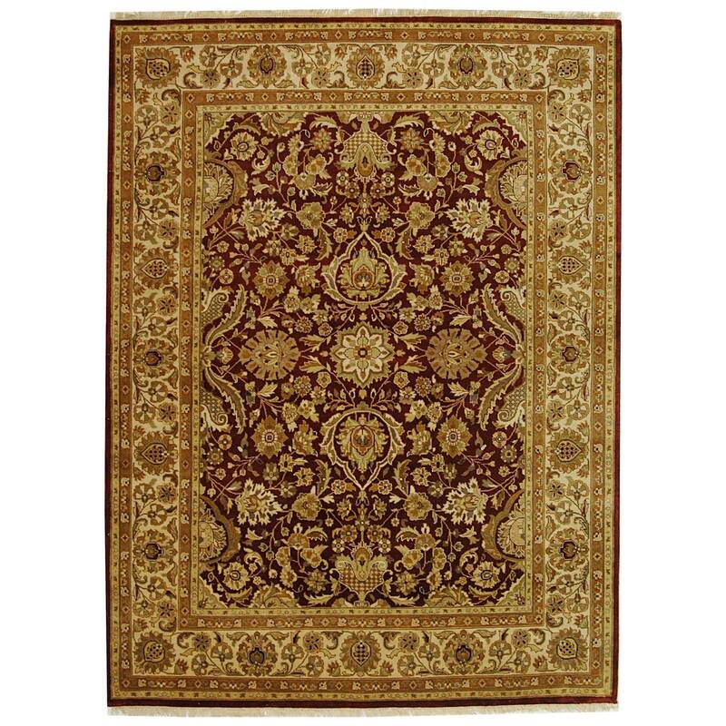 SAFAVIEH Hand-knotted Dynasty Starla Traditional Oriental Wool Rug with Fringe