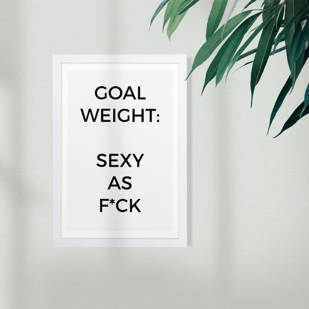 Wynwood Studio Typography and Quotes Framed Wall Art Prints 'Sexy As Fck' Funny Quotes and Sayings Home Décor - Black, White