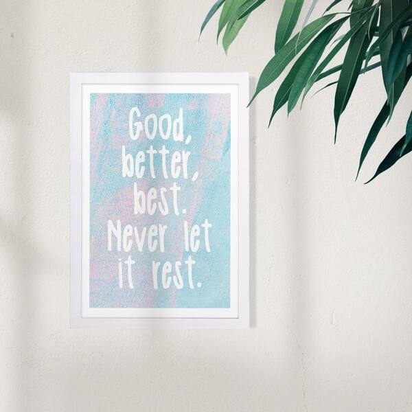 Wynwood Studio Typography and Quotes Framed Wall Art Prints 'Good ...