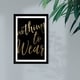 Wynwood Studio Typography And Quotes Framed Wall Art Prints 'nothing To 