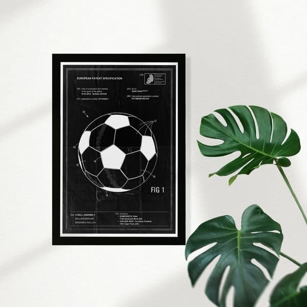 Shop Wynwood Studio Sports And Teams Framed Wall Art Prints Soccer Ball 2012 Soccer Home Decor Black White 13 X 19 On Sale Overstock 30249385