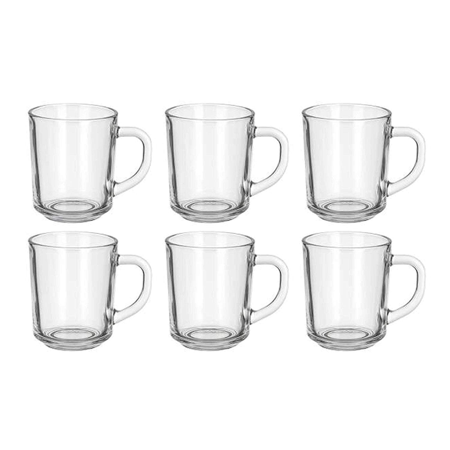 Didaey 8 Pack 8 oz Glass Coffee Mugs Clear Insulated Glass Espresso Coffee  Cups with Handle Cafe Mug…See more Didaey 8 Pack 8 oz Glass Coffee Mugs