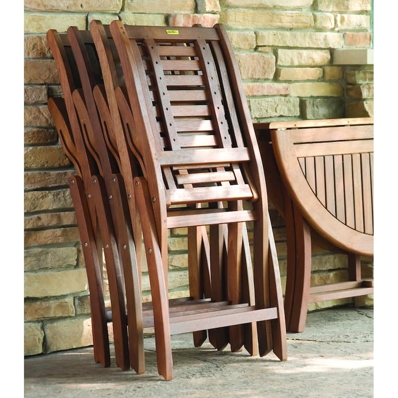 Eilaf Eucalyptus Folding Side Chair, 2pk.