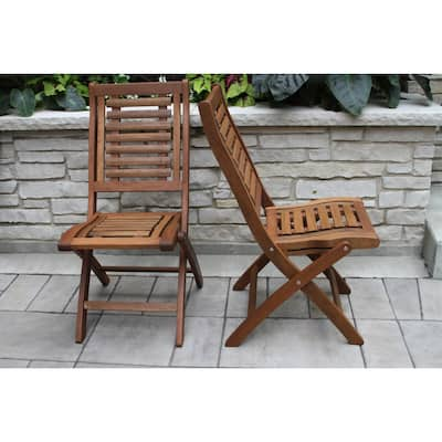 Eilaf Eucalyptus Folding Side Chair, 2pk.