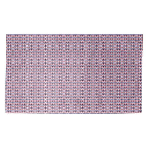 Festive HOL Festive Lined Diamonds Pattern Dobby Rug