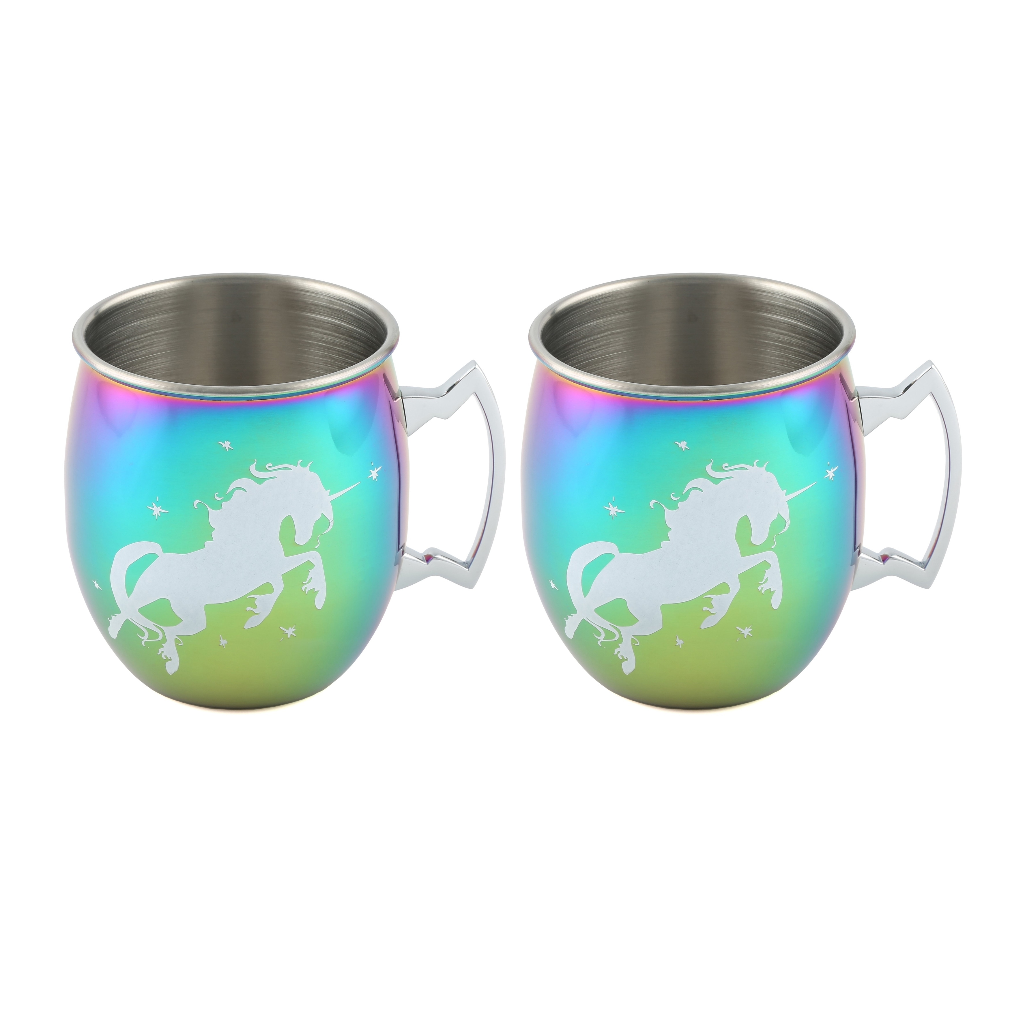Copper-Plated 20 Ounce Moscow Mule Drinking Mug Set of 2
