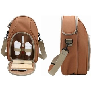 wine cooler bag with glasses