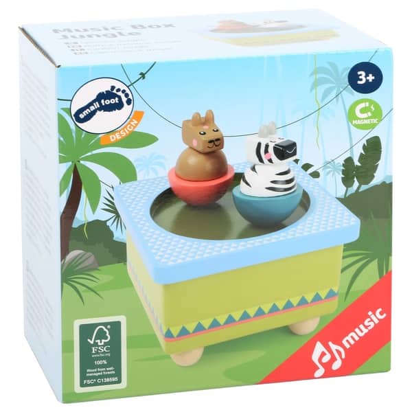 Small Foot Wooden Toys Jungle Themed Spinning Animals Music Box - Overstock - 30260961 Small Foot Wooden Toys Jungle Themed Spinning Animals Music Box - Overstock - 30260961