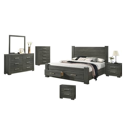 Best Quality Furniture Lisa 6-Piece Bedroom Set