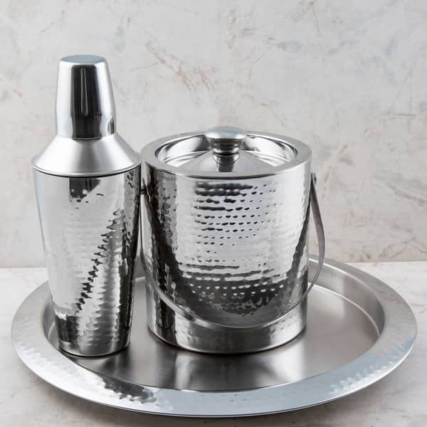 Cocktail Shaker Stainless Steel (3-Piece Set)