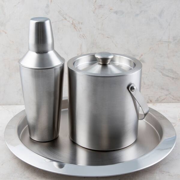 Cocktail Shaker Stainless Steel (3-Piece Set)