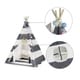 preview thumbnail 3 of 1, Teepee Tent for Kids with Carry Case,Cavas Toys for Girls/Boys Girls - 1pc