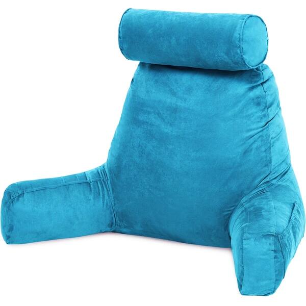 Shop Husband Bedrest Pillow Bed Rest Micro Suede Reading Pillow