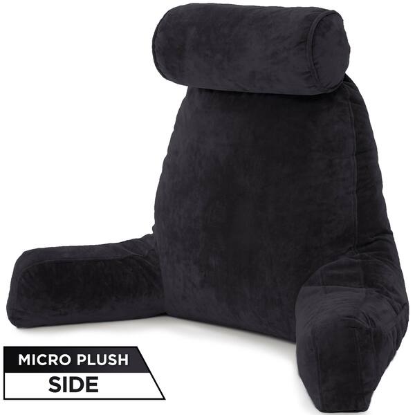 Shop Husband Bedrest Pillow Bed Rest Micro Suede Reading Pillow