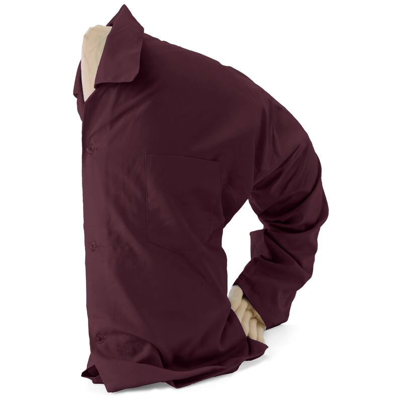 Boyfriend Pillow - Cuddly Form Body Pillow with Benefits - Body Pillow - Maroon