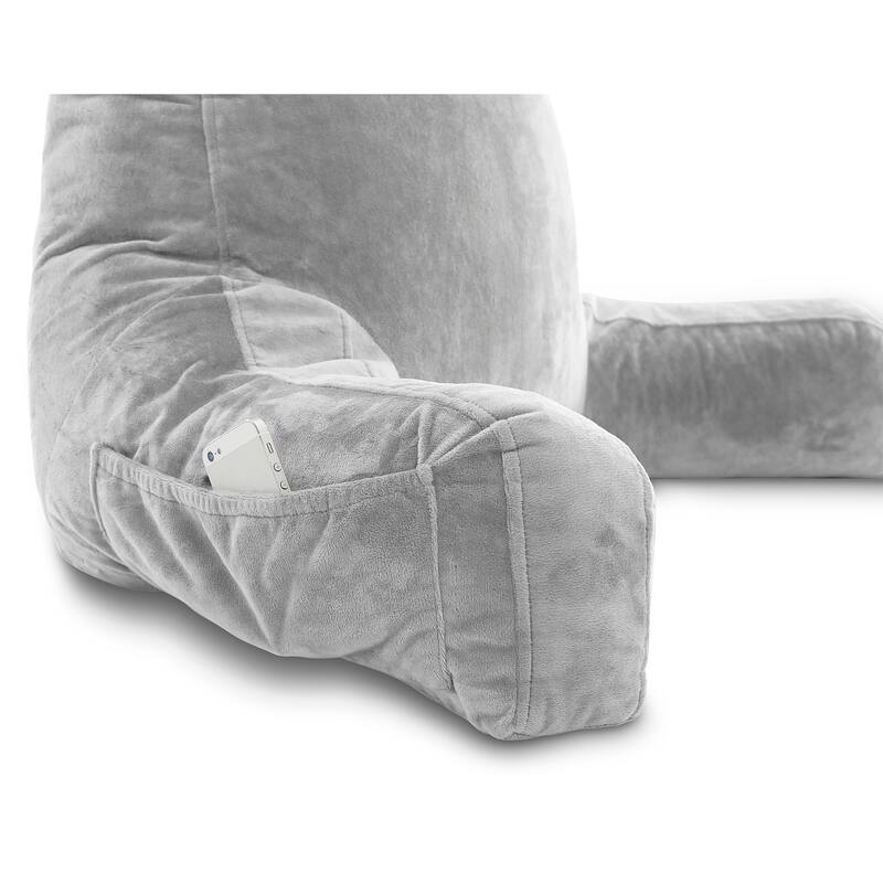 Husband Pillow Bedrest Reading Support Bed Backrest with Arms