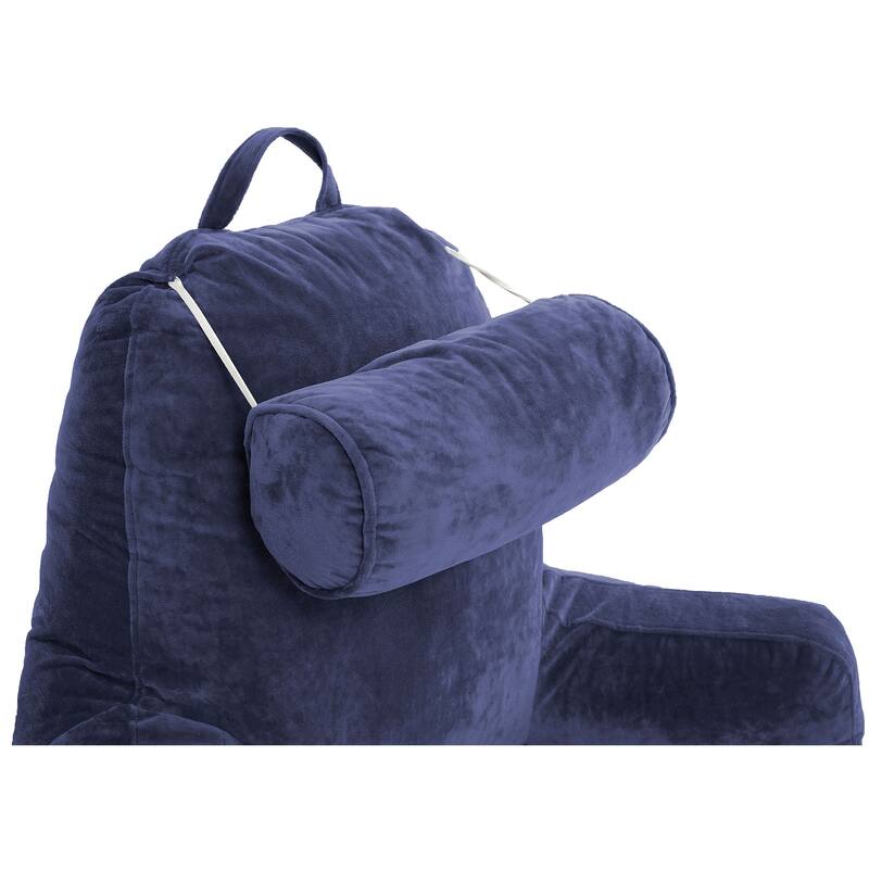 Husband Pillow Bedrest Reading Support Bed Backrest with Arms