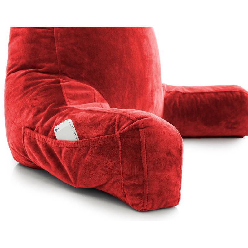 Husband Pillow Bedrest Reading Support Bed Backrest with Arms