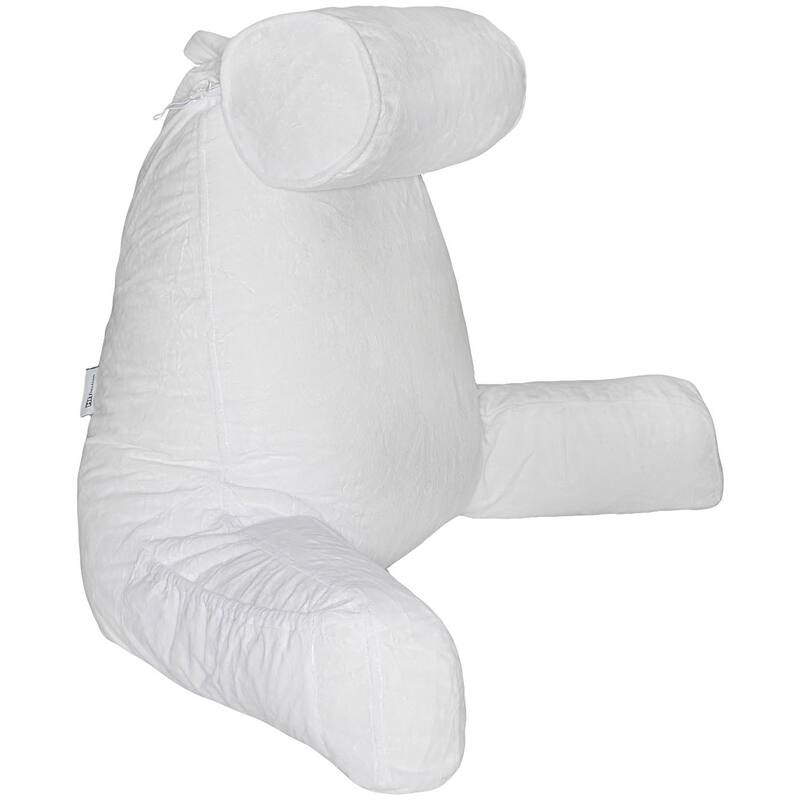 Husband Pillow Bedrest Reading Support Bed Backrest with Arms
