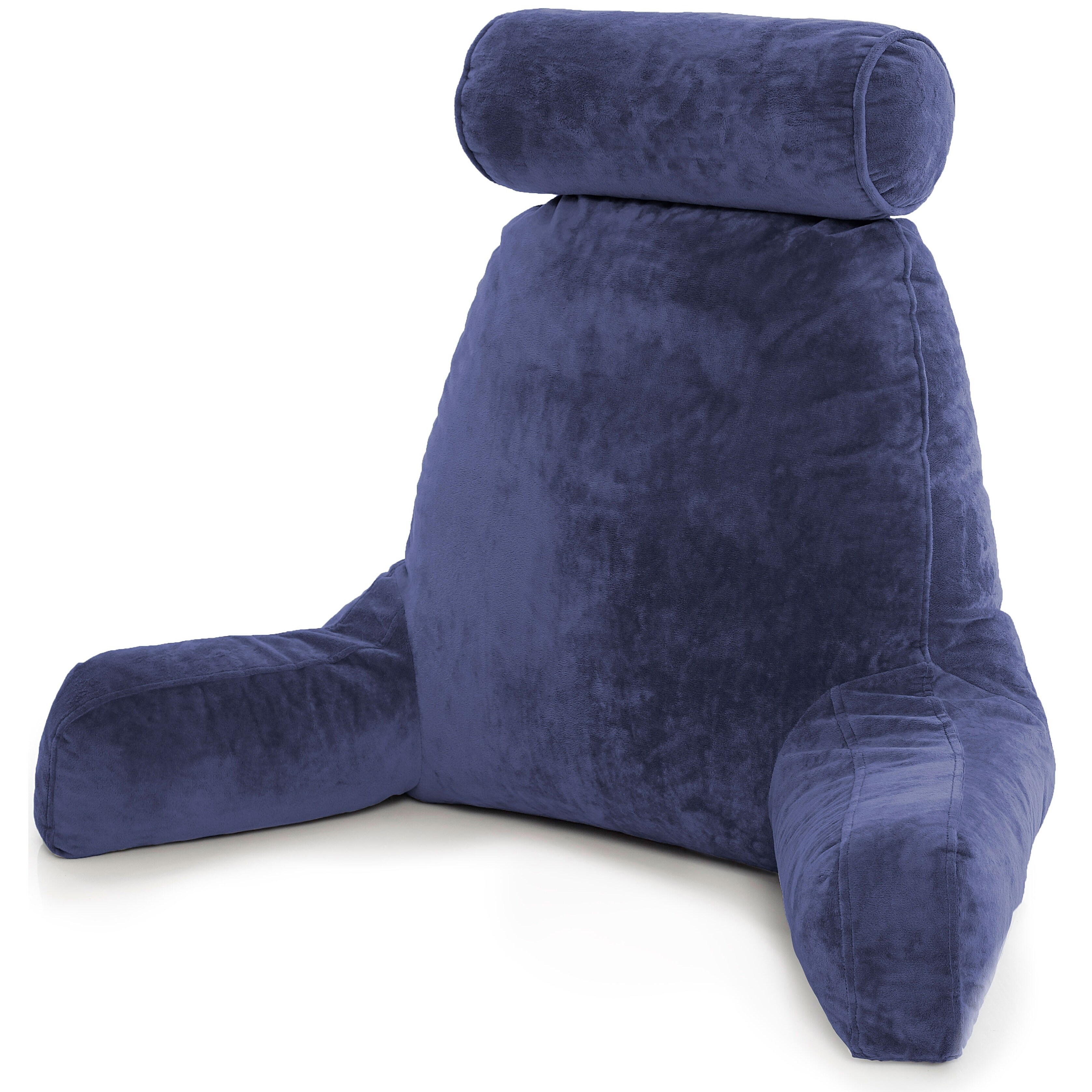 Klear Vu Velour Bed Rest Back Support Pillow with Pocket and Handle - On  Sale - Bed Bath & Beyond - 34074742
