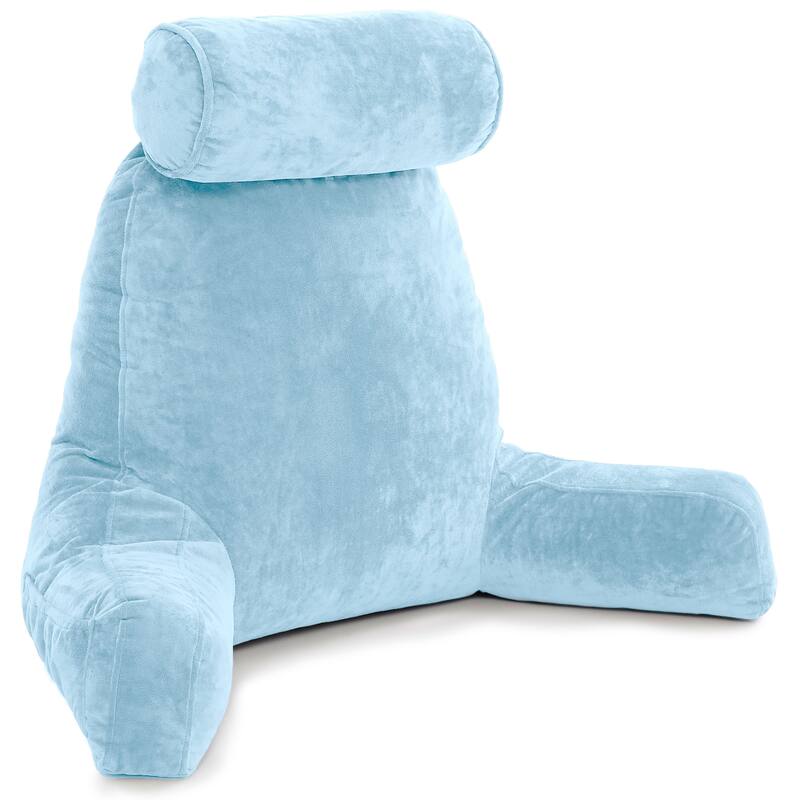 Husband Pillow Bedrest Reading Support Bed Backrest with Arms