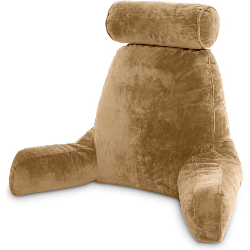 Husband Pillow Bedrest Reading Support Bed Backrest with Arms