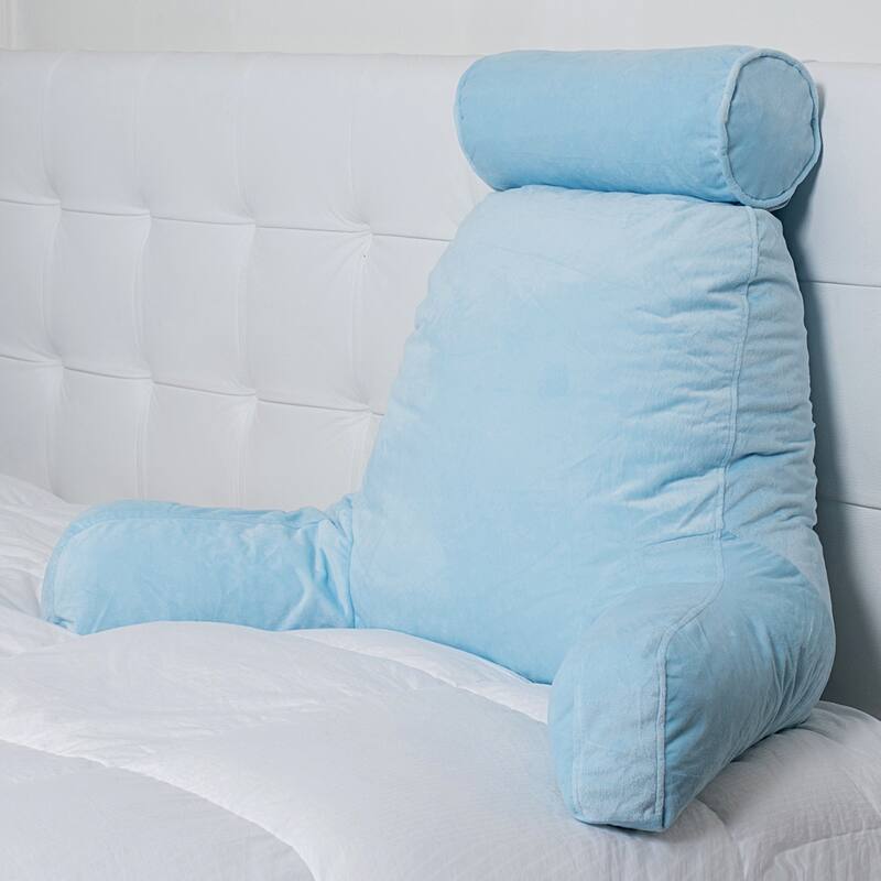 Husband Pillow Bedrest Reading Support Bed Backrest with Arms