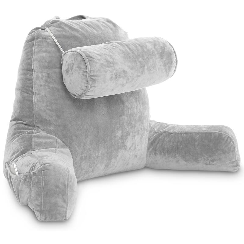 Husband Pillow Bedrest Reading Support Bed Backrest with Arms